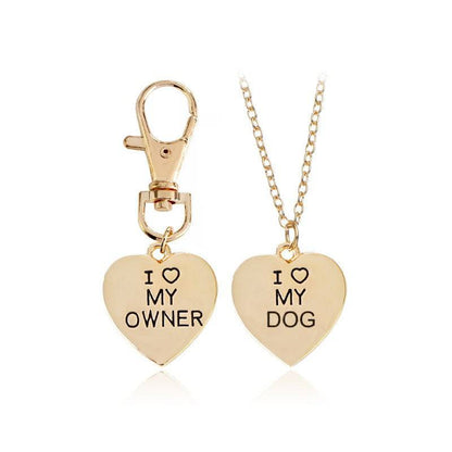 love My OwnerI love My Dog Pet Dog Bone Necklace - My Shop