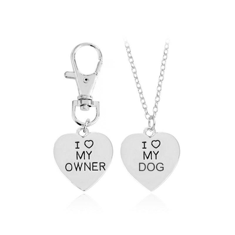 love My OwnerI love My Dog Pet Dog Bone Necklace - My Shop