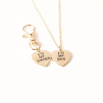 love My OwnerI love My Dog Pet Dog Bone Necklace - My Shop